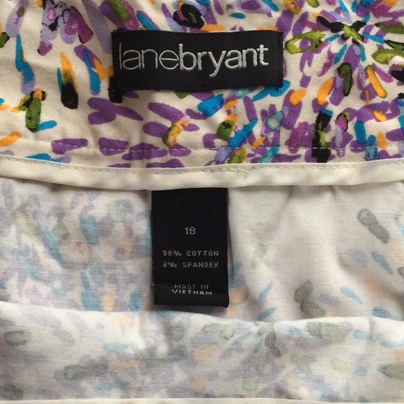 Lane Bryant Printed Skirt - Picture 3 of 4